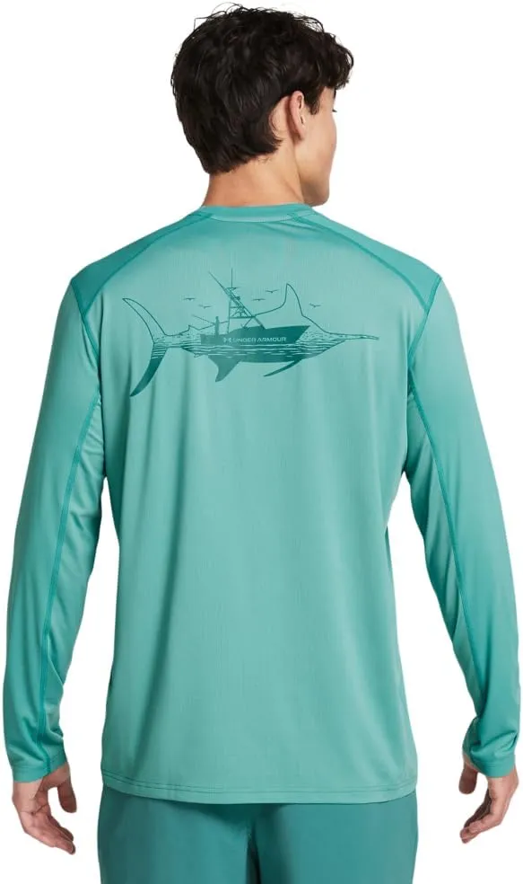 Under Armour Men's Iso-chill Shorebreak Back Graphic Long Sleeve