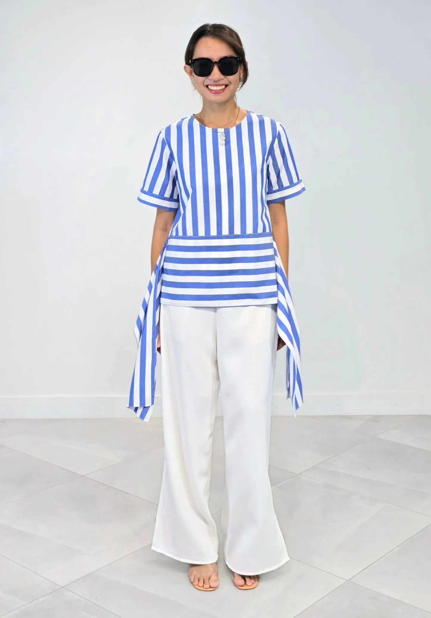 Vanessa Side Drape Top