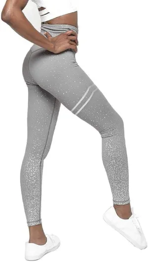 VARWANEO Women Yoga Pants Hot Stamping Leggings High Waist Stretch Fitness Track Pants