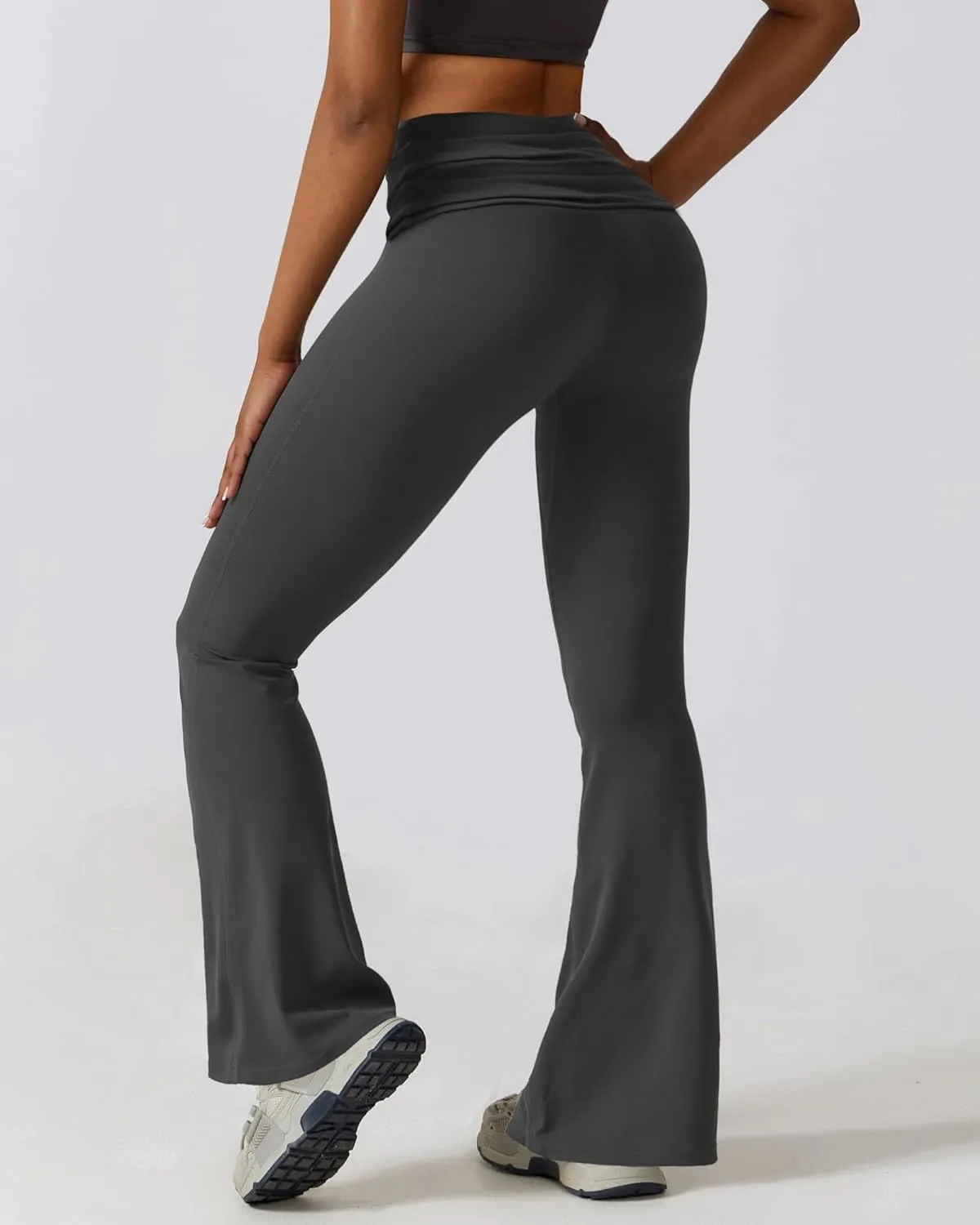 Women Flare Jumpsuits Halter Neck and Flared Leggings Double Ways to Wear Flare Yoga pants