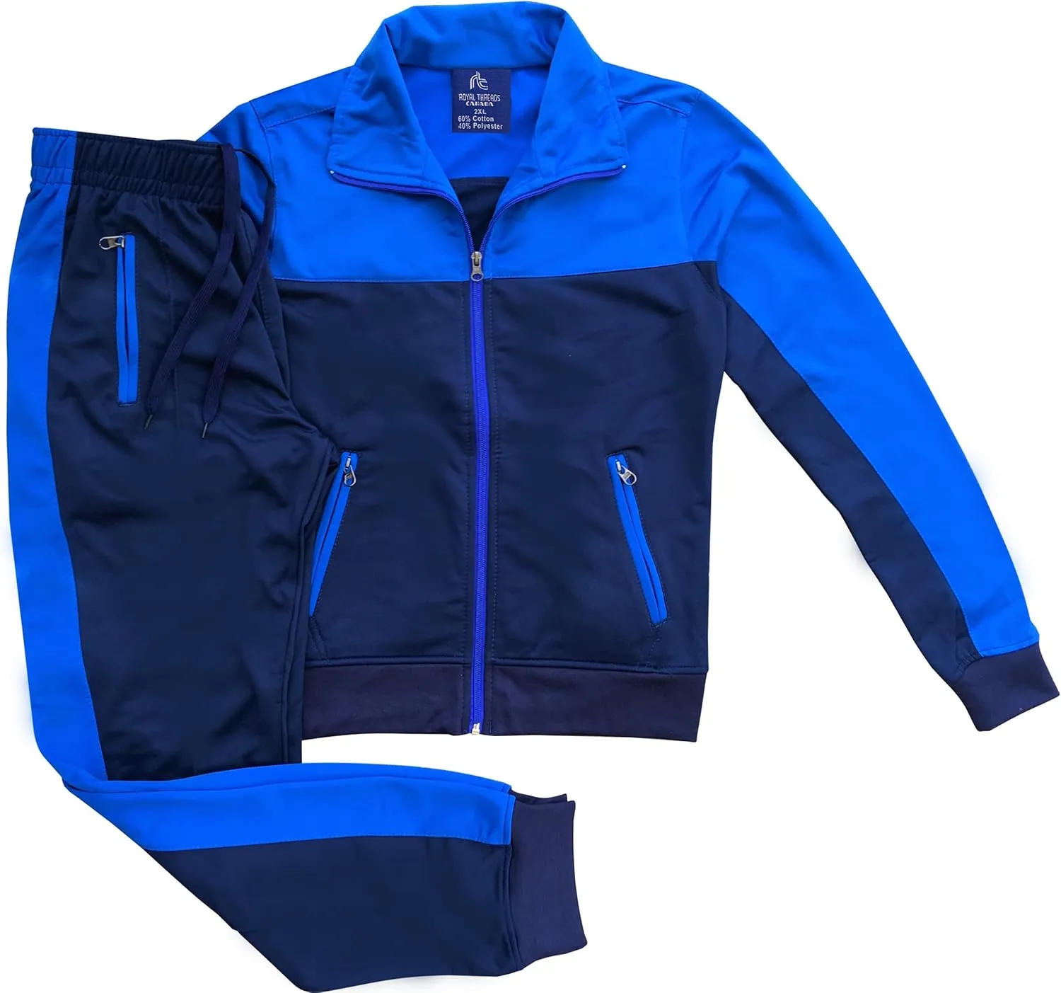 Women's 2-Piece Fashionary Tracksuit Full Track Jacket & Jogger Track pants Jumpsuit
