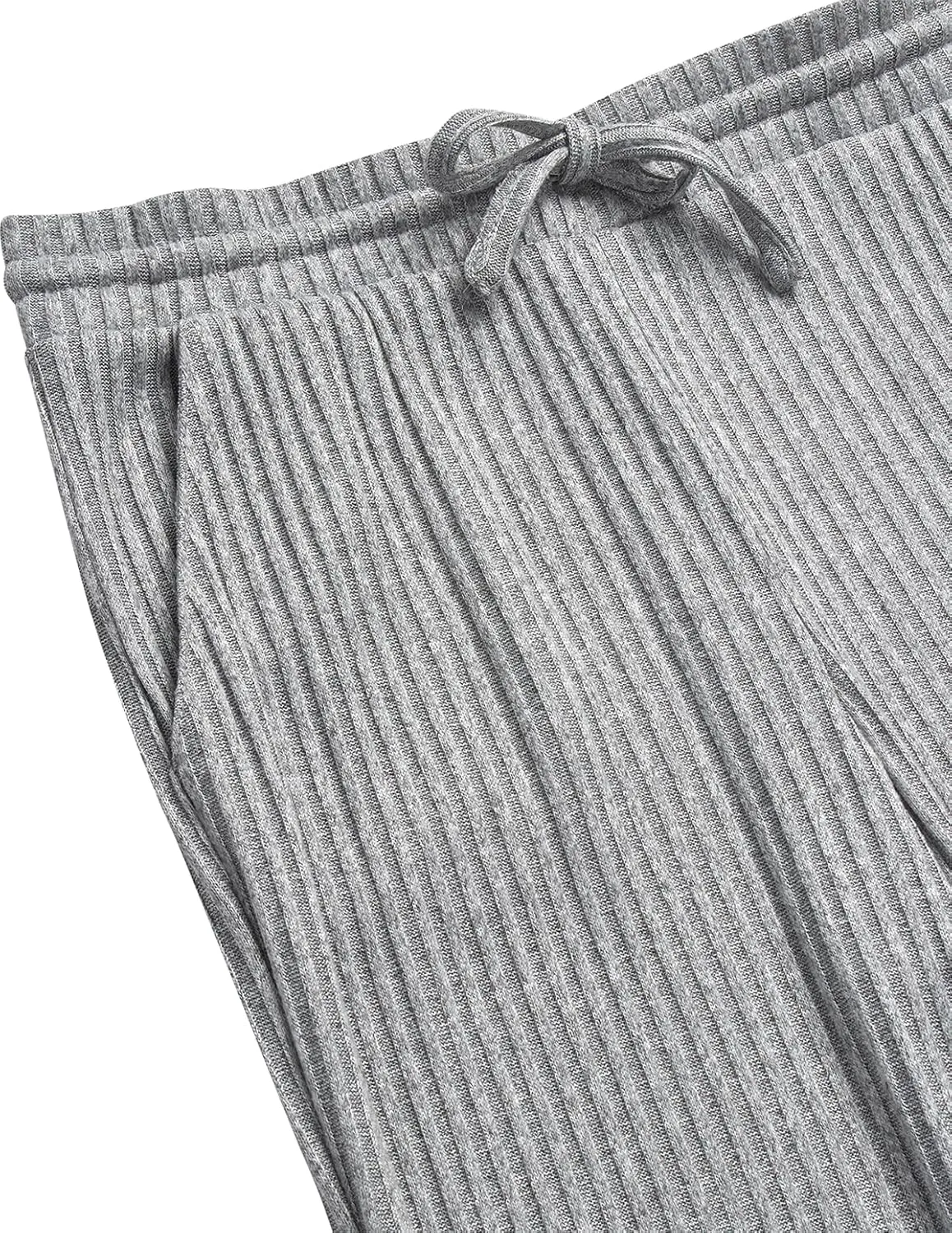 Women's 4-Piece Pajama Set  Soft Hacci Knit Loungewear, Short Sleeve T-Shirt, Tank Top, Cardigan & Jogger Pants
