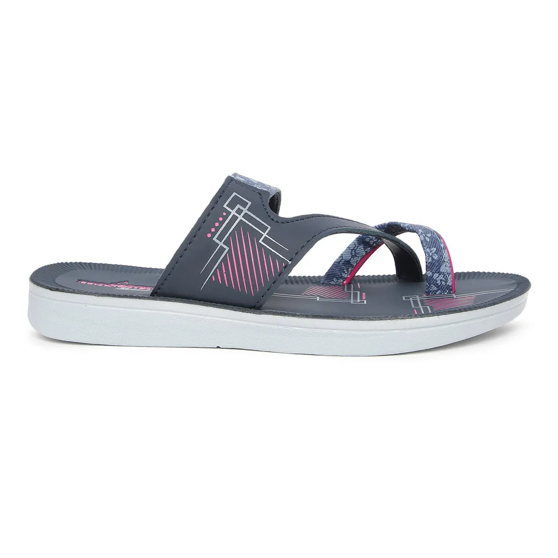 Women's Blue Mascara Sandals -(PU5212L_BLU)