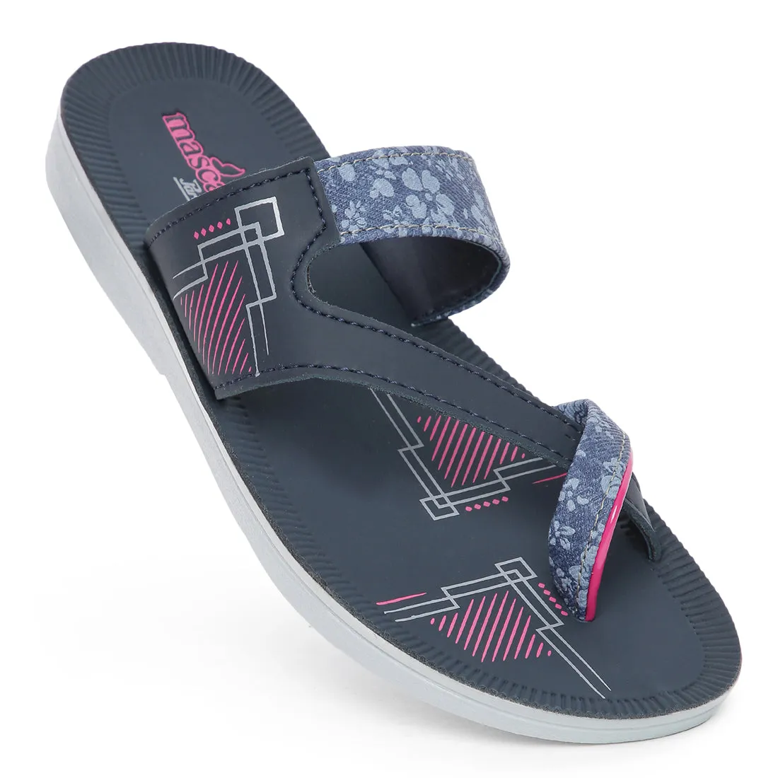 Women's Blue Mascara Sandals -(PU5212L_BLU)