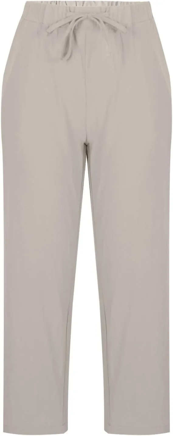 Womens Cotton Linen Pants 2025 Summer Wide Leg Casual Loose Pants with Pocket Drawstring High Waist Palazzo Trousers