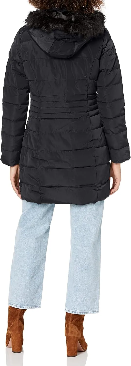 Women's Faux Memory Puffer Coat
