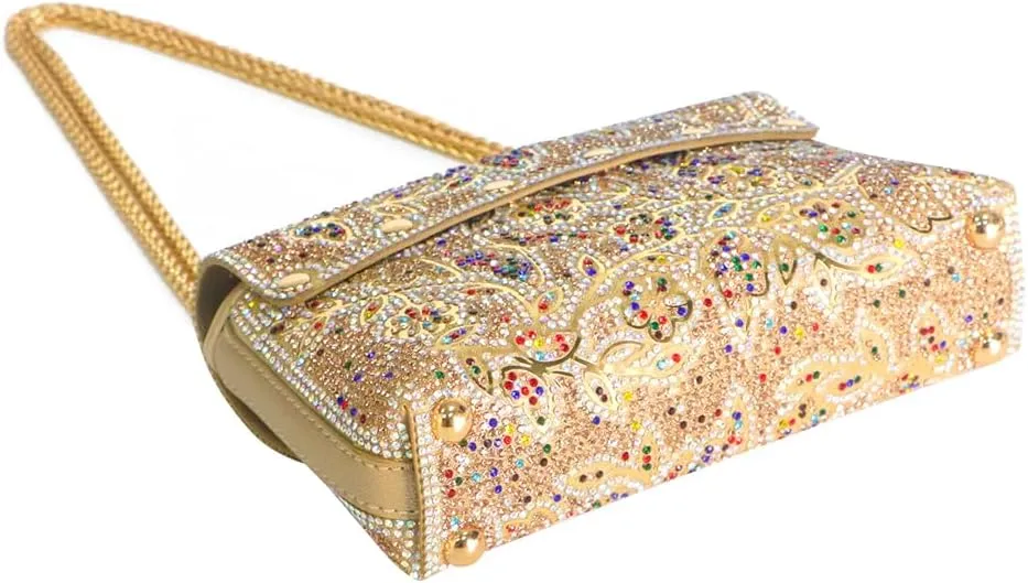 Women's Rhinestone Purse Luxury Diamond Shining Crossbody bag,matched with evening dress, long skirt, party, evening.