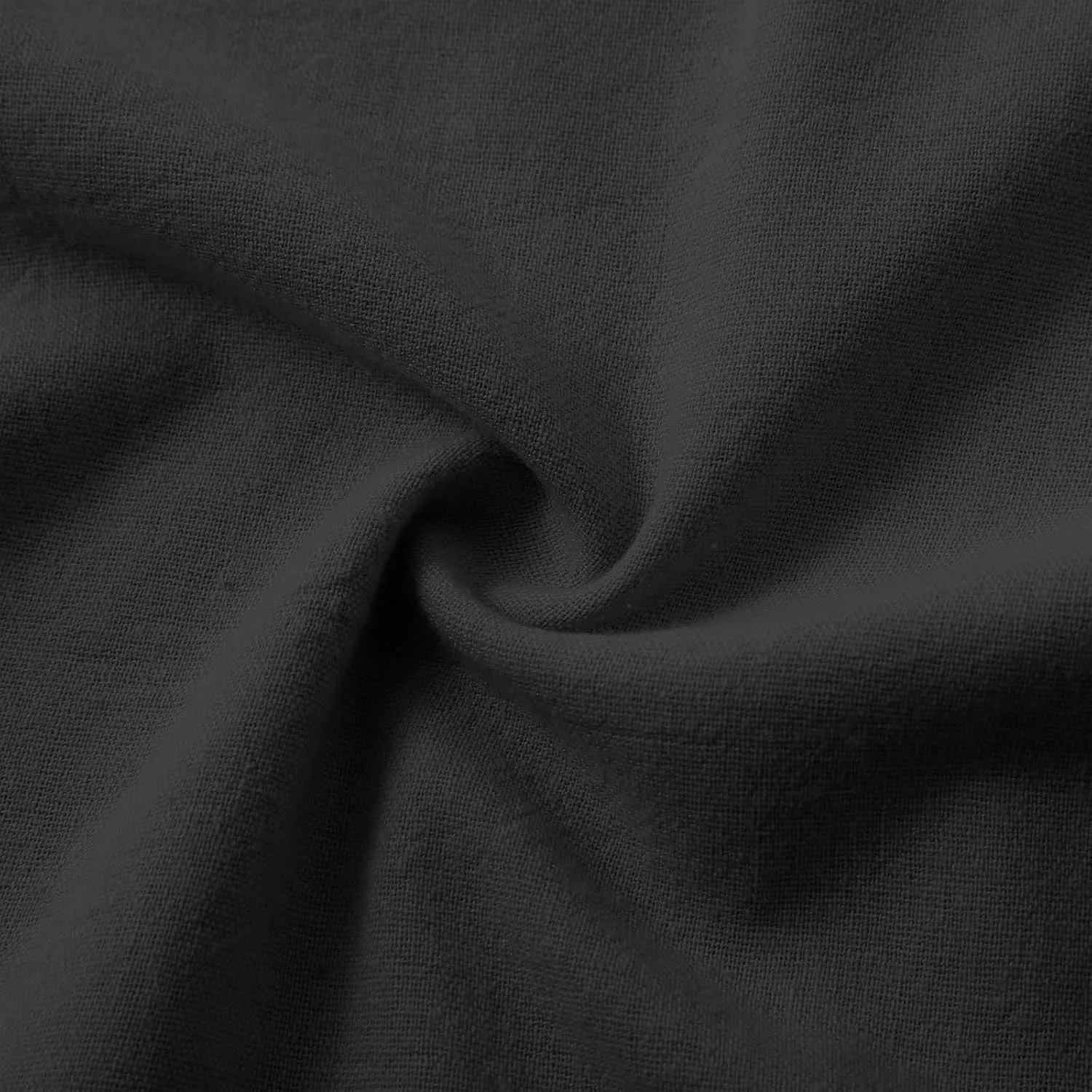 Womens Summer Lightweight Pants Cotton Linen Wide Leg Pants Drawstring Elastic Waist Trousers with Pockets