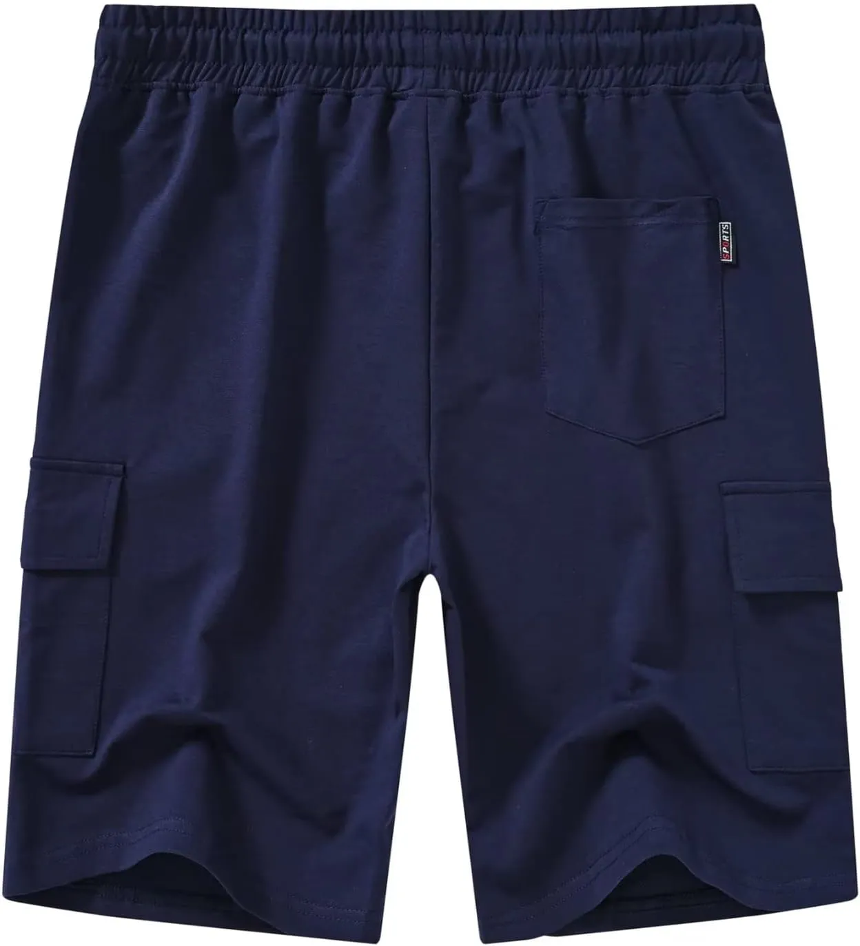 YuKaiChen Men's Casual Cargo Shorts Classic Relaxed Fit Drawstring Elastic Waist with Pockets
