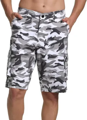 Zusmen Mens Classic Cargo Shorts, Relaxed Fit Multi Pocket Stretch Men Short