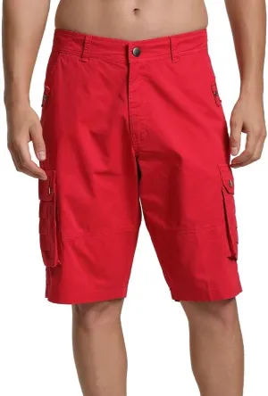 Zusmen Mens Classic Cargo Shorts, Relaxed Fit Multi Pocket Stretch Men Short